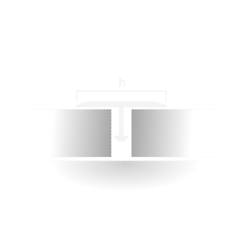 Профиль Т-образный плоский латунь ( PVL34 / PVL36 / PVL38 ) #1