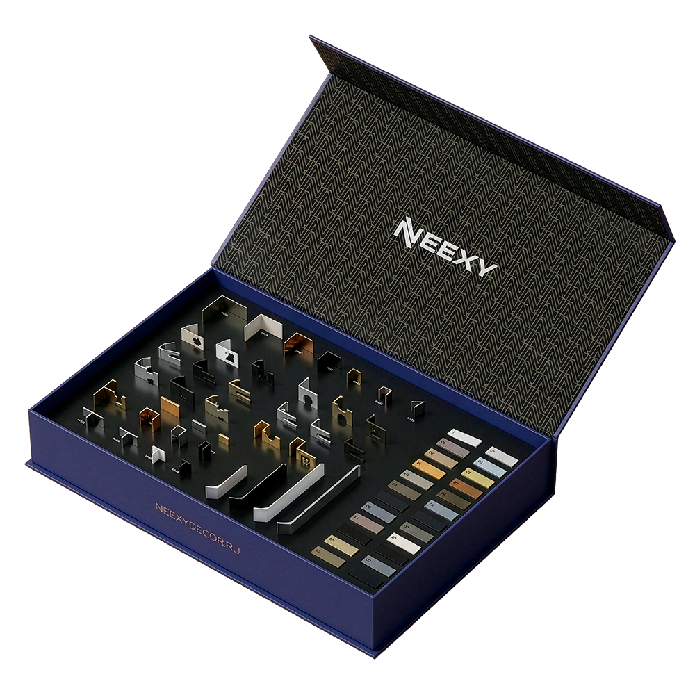Шоу-бокс с алюминиевыми профилями NEEXY